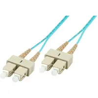 Microconnect OM3 SC-SC 1m -valokuitukaapeli, sininen