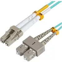 Microconnect OM3 LSZH LC-SC 3m -valokuitukaapeli, sininen