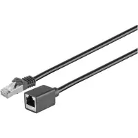 Microconnect Cat6a S/FTP RJ45 3m -verkkokaapeli, musta