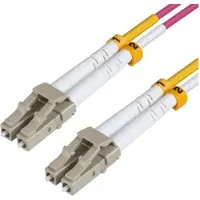 Microconnect OM4, LSZH, LC/UPC-LC/UPC, 2.5m -valokuitukaapeli, Erica Violet