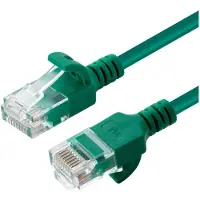Microconnect Cat6a U/UTP RJ45 10m -verkkokaapeli, vihreä