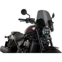Puig Touring-tuulilasi, ABE CMX 1100 Rebel, voimakkaasti muokattu