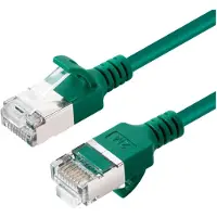 Microconnect Cat6a U/FTP RJ45 5m -verkkokaapeli, vihreä