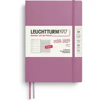 Adlibris Weekly Planner & Notebook 18m 26-27 A5 Soft Dusty Rose Leuchtturm1917