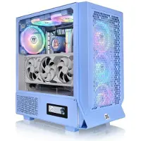 Thermaltake Ceres 330 TG, Midi Tower, PC, Sininen, ATX, EATX, mikro ATX, Mini-ITX, SPCC, Karkaistu lasi, 18,5 cm (CA-1Y2-00MFWN-00)