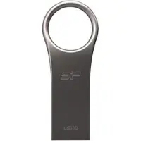 Silicon Power Jewel J80, 128 GB, USB A-tyyppi, 3.2 Gen 1 (3.1 Gen 1), Ilman suojusta, 5,9 g, Titaani (SP128GBUF3J80V1T)