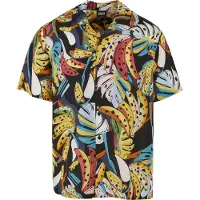 Urban Classics Viscose Aop Resort Lyhythihainen Paita