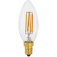 Tala Candle E14 4w 2700k Led-valaisin - Valonlähteet Lasi Läpinäkyvä - CAND-4W-2700K-E14-NT