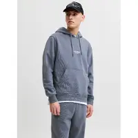 Jack & Jones Collegepaita 'JJESOHO' basaltinharmaa / valkoinen