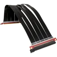 Silverstone RC04, PCI Express x16 Gen 3.0 -nauhakaapeli, 400mm, musta
