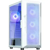 Zalman Case I3 Neo ATX Mid Tower White ARGB fan x4