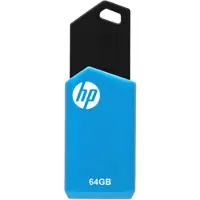 HP – v150w, 64 GB, USB A-tyyppi, 2.0, Liuku, Musta, Sininen (HPFD150W-64)