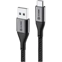 Alogic ULCA2030-SGR USB-C – USB-A -kaapeli, 0,3 m, harmaa