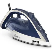 Tefal Ultimate Pure FV6812E0 iron Steam iron 2800 W Blue, Silver