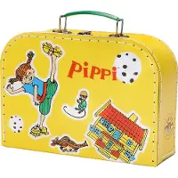 Peppi Pitkätossu PIPPI Leikkimatkalaukku, keltainen, 25 cm