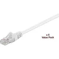 Microconnect Cat5e UTP RJ45 15m -verkkokaapeli, valkoinen