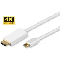 Microconnect Mini DisplayPort – HDMI -kaapeli, jossa 4K, 3 m, valkoinen