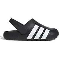 Adidas Puukengät & Crocs-jalkineet 'Adilette 2.0' musta / valkoinen