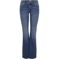 ONLY Onlphoebe Lw B-P Flare Dnm Pim454 Noos - Blue - 33 x 32