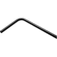 BARROW Kupfer Hardtube, 14/12mm, 90 Grad - 630mm, Schwarz