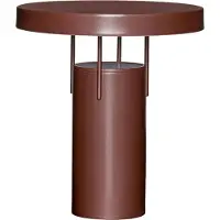 Hubsch BringMe kannettava pöytälamppu Metallinen burgundy, 28 cm