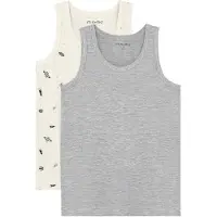 Minymo Undershirt 2-Pack - Grey - 128