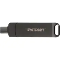Patriot Flashdrive PATRIOT Rage R550 32GB 100 MB/S USB A+C kääntyvä Design (PE32GR550DSAD) Musta