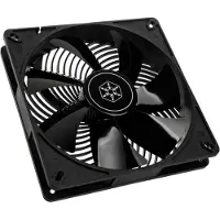 Silverstone Air Penetrator 140i, 140mm laitetuuletin, musta