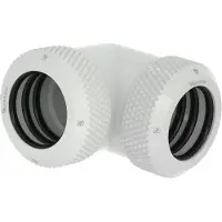 BARROW Multi-Link Adapter, 90°, 14mm -> 14mm kova putki, valkoinen