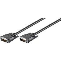 Microconnect DVI-D Dual-Link -kaapeli, 3 m, musta