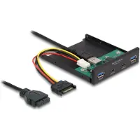 DeLOCK – Front Panel 3.5″ USB 5 Gbps 2 x USB Type-C + 2 x USB Type-A (64155)