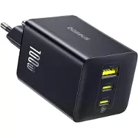 Baseus EnerFill FE11 100W 2xUSB-C + USB-A Musta