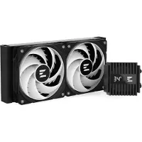 Zalman ALPHA2 A24 240mm ARGB -nestejäähdytin, musta