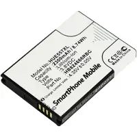 CoreParts MOBX-HU-BAT0036 matkapuhelimen varaosa Musta, Valkoinen