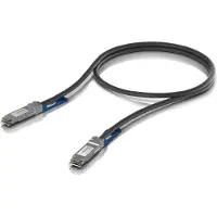 Ubiquiti UniFi UACC-DAC-QSFP28-1M - Direct Attach Copper -kaapeli, musta