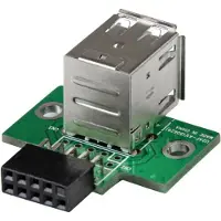 StarTech.com Header Usb 2 Port Adapter Vihreä,Hopeinen