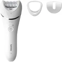 Philips Series 8000 BRE700/00 Wet & Dry -epilaattori, hopea, valkoinen
