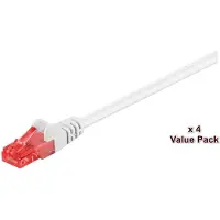 Microconnect Cat6 UTP RJ45 20m -verkkokaapeli, valkoinen