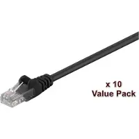 Microconnect Cat5e UTP RJ45 7m -verkkokaapeli, musta