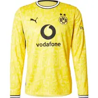 Puma Borussia Dortmund Home Jersey Replica Ls - Yellow - S