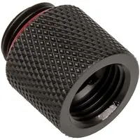 Bitspower G1/4" Carbon Musta IG1/4" Extender-15MM