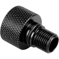 Bitspower Matt Black E-Adapter G1/8" to IG1/4"