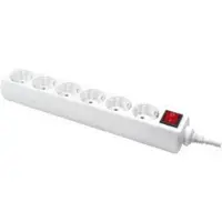 Logilink LPS202, 1,5 m, IP20, Valkoinen, TUV / GS, 6 AC-pistorasia(a), 250 V