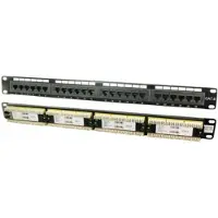 Logilink Patch Panel 19" CAT6 24-Port, Musta (NP0004)