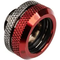 Bitspower G1/4" Black Sparkle / Deep Blood Red Enhance Multi-Link For OD 16MM