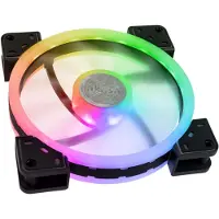 Akasa – Vegas TLY 140mm RGB Fan, 1200rpm, Supports 12V RGB LED Pen Head, Transparent / RGB (AK-FN103)