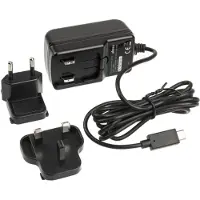 Akasa 15W USB-C virta-adapteri, Raspberry Pi 4, musta