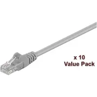 Microconnect Cat5e UTP RJ45 0.5m -verkkokaapeli, harmaa