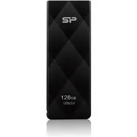 Silicon Power Blaze B20, 128 GB, USB A-tyyppi, 2.0, Ilman suojusta, 13 g, Musta (SP128GBUF3B20V1K)