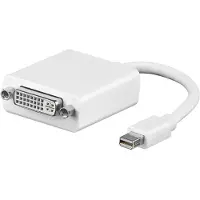 Microconnect passiivinen Mini DisplayPort – DVI-I -sovitin, 15 cm, valkoinen